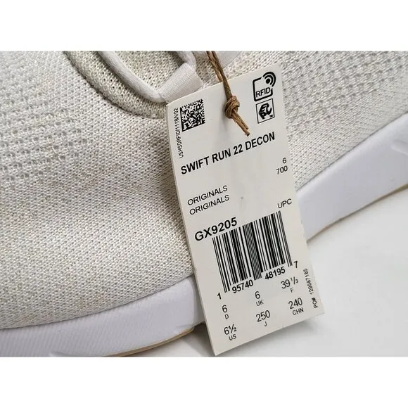 Adidas Swift Run 22 Decon Cloud Magic White Men Shoes GX9205 Size 6.5