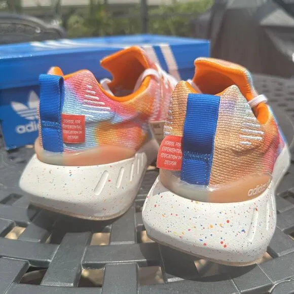 Adidas Swift Run 22 G20 CM 201 Orange Rush Speckled Women's Shoes GW9652 Size 11