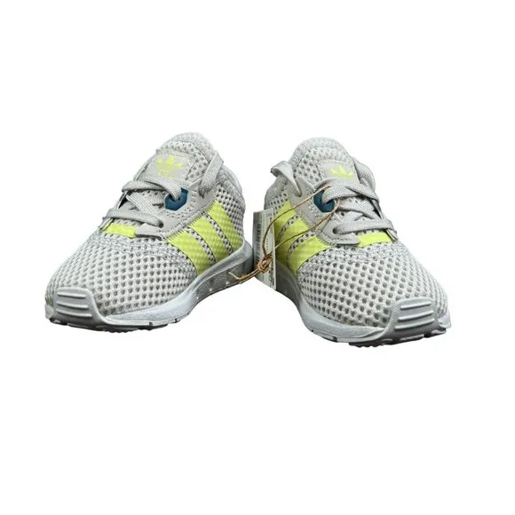 Adidas Swift Run X I Grey Pulse Yellow Indigo Shoes S24001 Infant Boy's Size 4 K