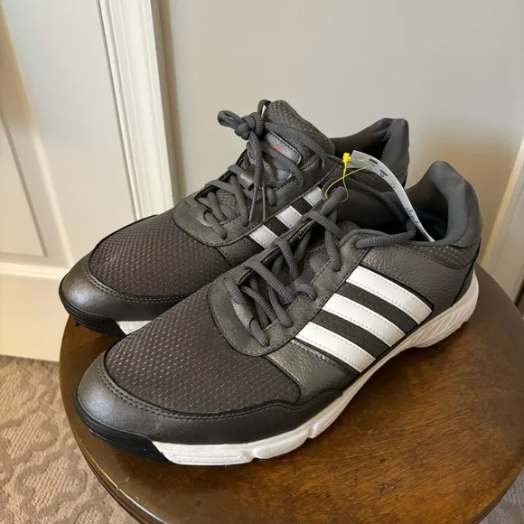 Adidas Tech Response 4.0 Golf Shoes - Men's Iron/Silver/White NEW 10.5 Athletic