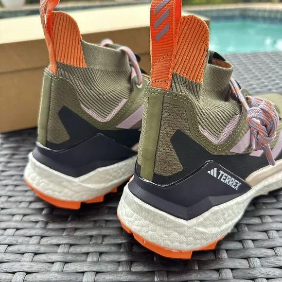 Adidas Terrex Free Hiker 2.0 Olive Strata Women's Athletic Shoes IG8895