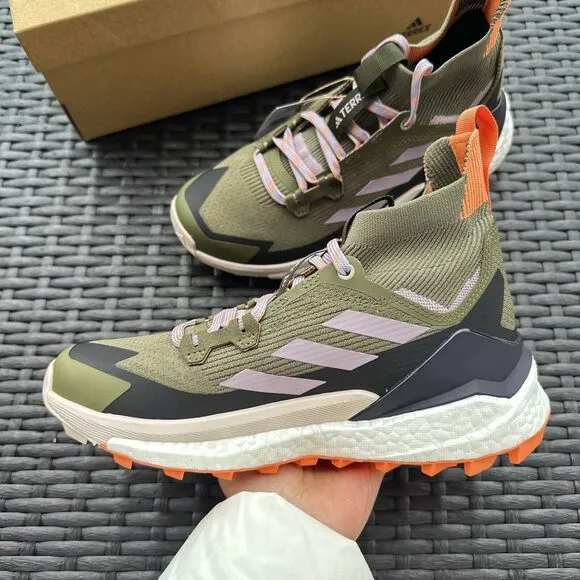 Adidas Terrex Free Hiker 2.0 Olive Strata Women's Athletic Shoes IG8895