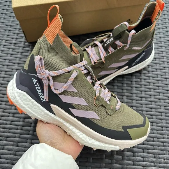 Adidas Terrex Free Hiker 2.0 Olive Strata Women's Athletic Shoes IG8895