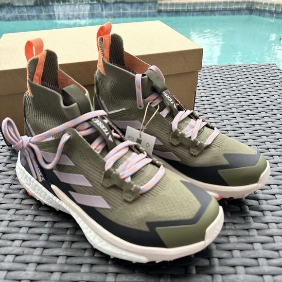Adidas Terrex Free Hiker 2.0 Olive Strata Women's Athletic Shoes IG8895