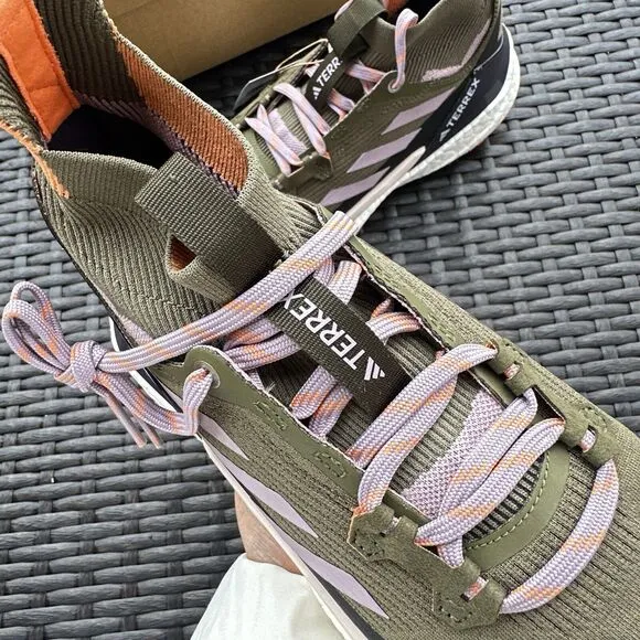 Adidas Terrex Free Hiker 2.0 Olive Strata Women's Athletic Shoes IG8895