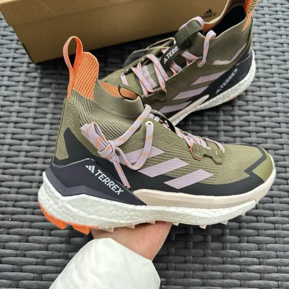 Adidas Terrex Free Hiker 2.0 Olive Strata Women's Athletic Shoes IG8895