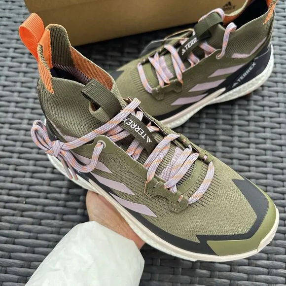 Adidas Terrex Free Hiker 2.0 Olive Strata Women's Athletic Shoes IG8895