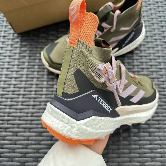 Adidas Terrex Free Hiker 2.0 Olive Strata Women's Athletic Shoes IG8895