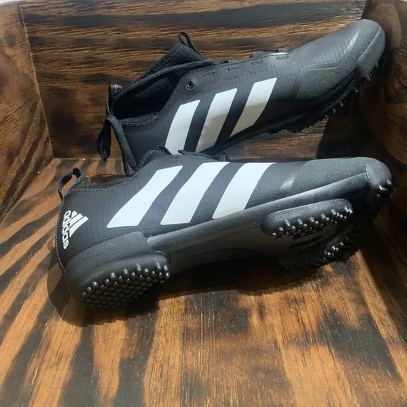 Adidas The Gravel Cycling Mid Shoes Mens Size 9 Core Black/White GW5330 NEW