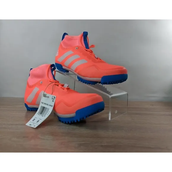 ADIDAS THE GRAVEL CYCLING NEON‎ PINK SHOES MENS SZ 8 BRAND NEW...