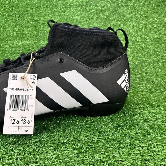 Adidas The Gravel Cycling Shoes Men's 12.5 Core Black/White GW5330 Bike Cleats