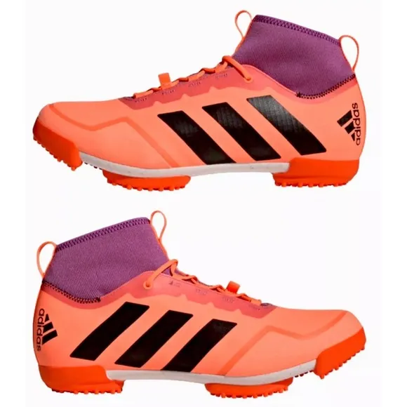 Adidas The Gravel Cycling Shoes Men's Size 9 Women's 10 Beam Orange &amp; Core Black