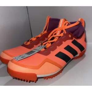 Adidas The Gravel Cycling Shoes Men's Size 9 Women's 10 Beam Orange &amp; Core Black