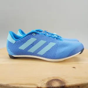 Adidas The Road Cycling Mens Size 12 Shoes Blue Rush 3-Bolt Lace Up Athletic