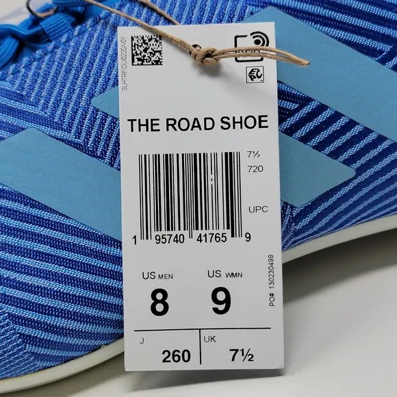 Adidas The Road Shoes Men's Size 8 Blue Rush Cycling Road Shoes GY6829 New