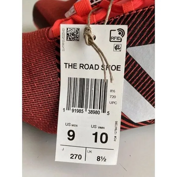 Adidas “The Road Shoes” Cycling HO3991 Men's Sz 9, Women’s 10 Bike Black Red NEW