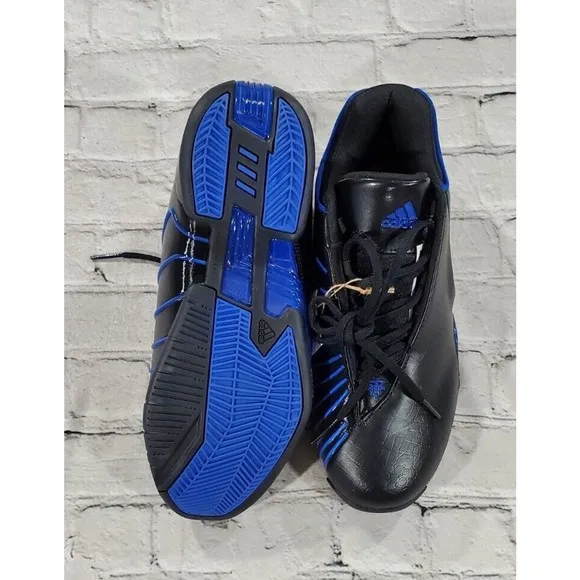 Adidas TMAC 3 Restomod Athletic Basketball Shoes Black Blue GY0258 MENS SIZE 9