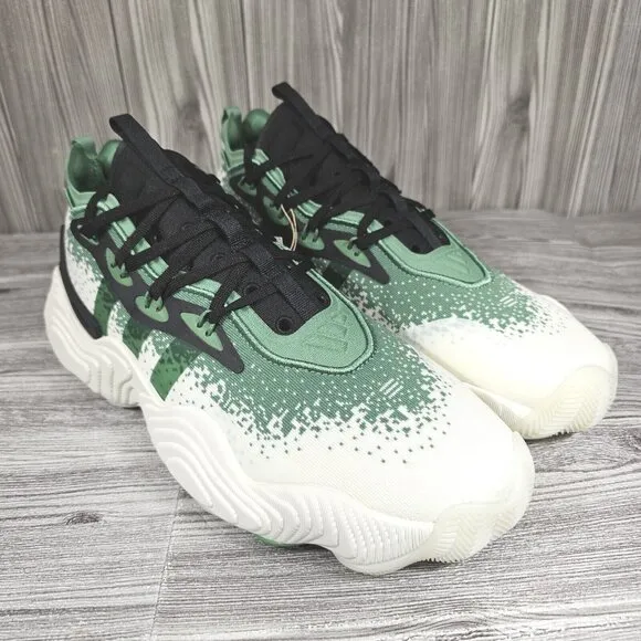 Adidas Trae Young 3 Low Grey/Green IE2703Basketball Shoes Men's Size 11 NEW