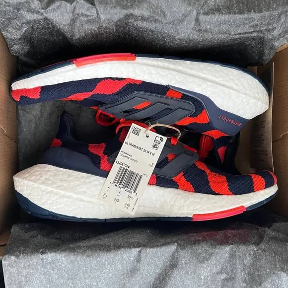 ADIDAS Ultraboost 22 x Marimekko Running Shoes w/ Box, US7.5