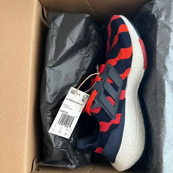 ADIDAS Ultraboost 22 x Marimekko Running Shoes w/ Box, US7.5