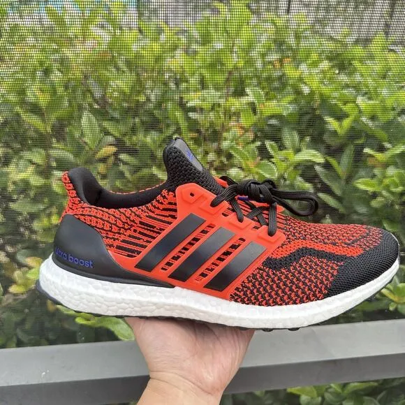 Adidas UltraBoost 5.0 DNA Solar Red Black Men's Running Shoes GX8965