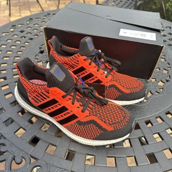 Adidas UltraBoost 5.0 DNA Solar Red Black Men's Running Shoes GX8965