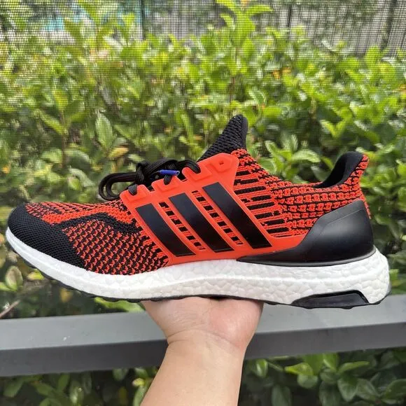 Adidas UltraBoost 5.0 DNA Solar Red Black Men's Running Shoes GX8965