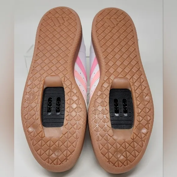 Adidas Velosamba LEA Cycling Shoes White Pink IE5826 Men's Sz 10/Women's 11 New