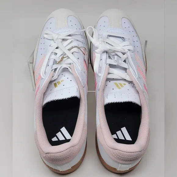 Adidas Velosamba LEA Cycling Shoes White Pink IE5826 Men's Sz 10/Women's 11 New