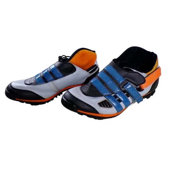 ADIDAS Vintage Cycling MTB Shoes Mountain Biking Made In France US 7 FR 40 #449