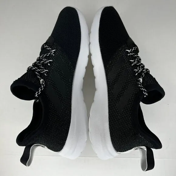 Adidas Womens F36654 Black Lite Racer Reborn Core Lace Up Size 10 Athletic Shoes