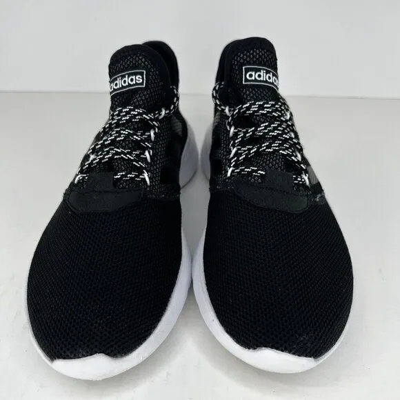 Adidas Womens F36654 Black Lite Racer Reborn Core Lace Up Size 10 Athletic Shoes