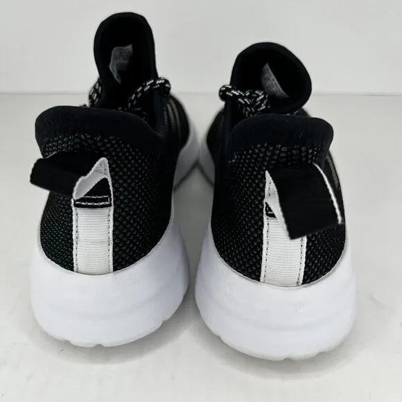 Adidas Womens F36654 Black Lite Racer Reborn Core Lace Up Size 10 Athletic Shoes