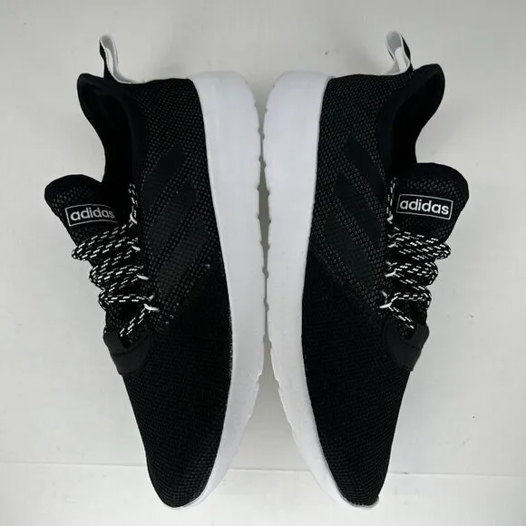Adidas Womens F36654 Black Lite Racer Reborn Core Lace Up Size 10 Athletic Shoes