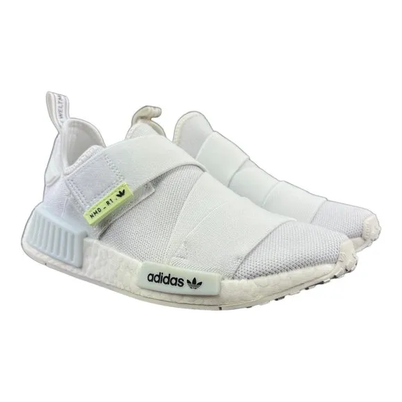 Adidas Women's NMD_R1 White Black Running Shoes GW5699 Size 7