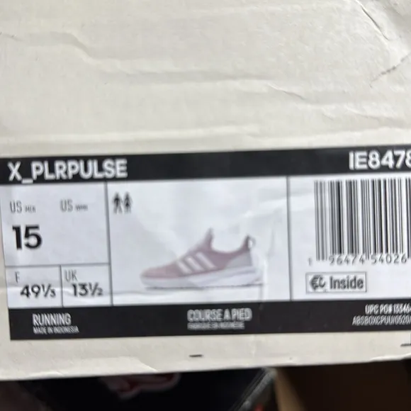 Adidas X_PLRPULSE Men’s Size 15 Pink Athletic Shoes••Brand New In Box•••