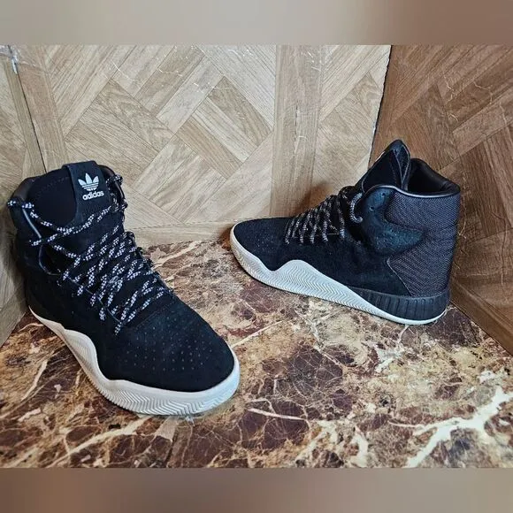 Adidas Youth Tubular Instinct suade running shoes size 6y.   193