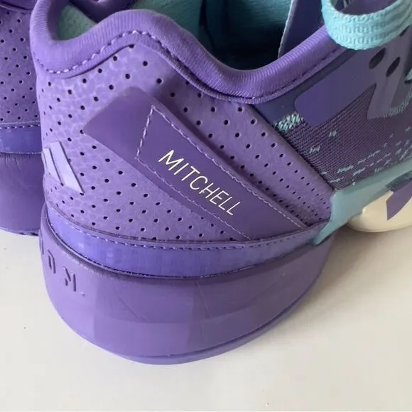 Adidas D.O.N. Mitchel Issue 4 Purple Men's Sneakers Basketball Shoes Size 6