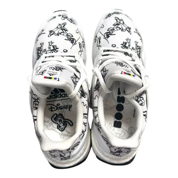 adidas UltraBoost DNA x Disney Goofy Pack White Black FX0228  Shoe Size 6 M 8 W