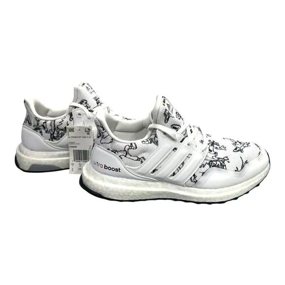 adidas UltraBoost DNA x Disney Goofy Pack White Black FX0228  Shoe Size 6 M 8 W