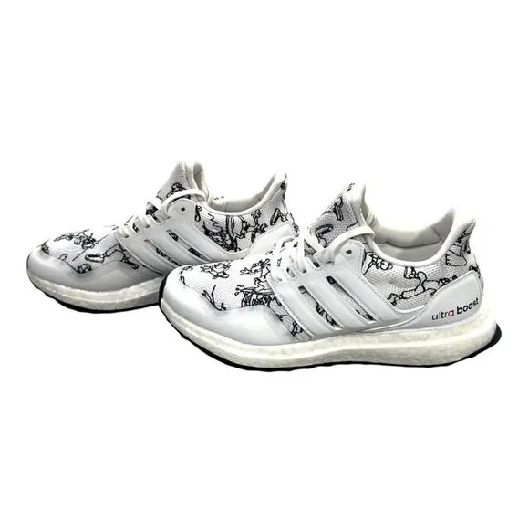 adidas UltraBoost DNA x Disney Goofy Pack White Black FX0228  Shoe Size 6 M 8 W