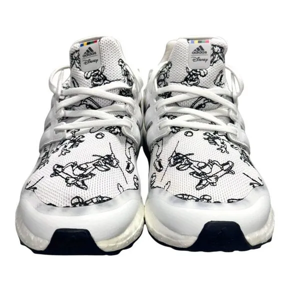 adidas UltraBoost DNA x Disney Goofy Pack White Black FX0228  Shoe Size 6 M 8 W