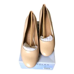 Aerosoles NIB Women's Simple Timeless Pump Light Stone 11W Mid Heel Rounded Toe