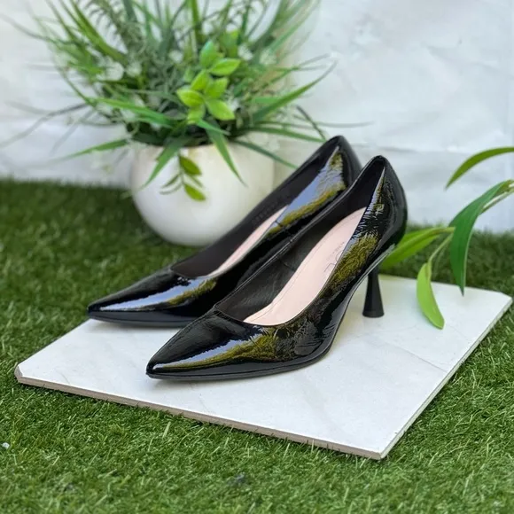 AGL BlackWomen's Isolde Pointed Toe High Heel Pumps Patent leather 36 US 6 $440