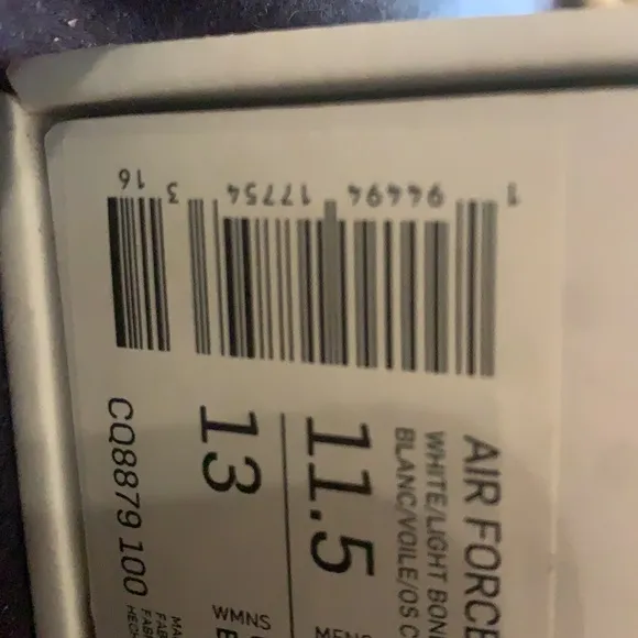 Air Force 1 react QS SIZE11.5