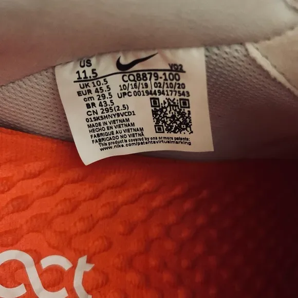 Air Force 1 react QS SIZE11.5