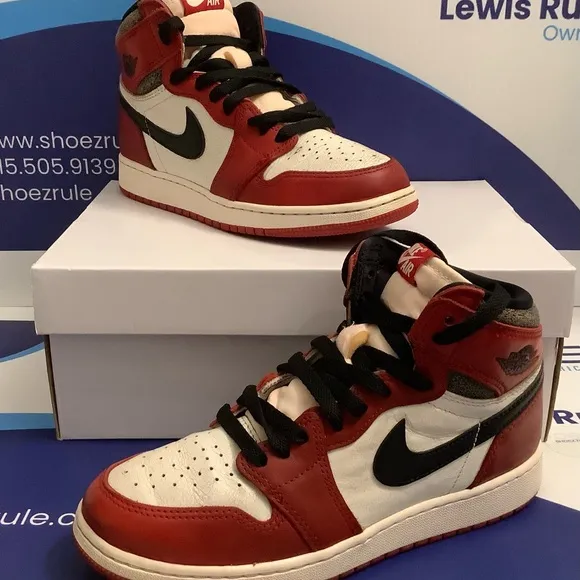 Air Jordan 1 High Chicago Lost And Found Kids Size 6y