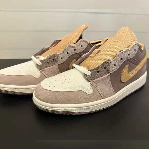 Air Jordan 1 Low SE Craft - Taupe Haze/Celestial Gold/Fossil Stone/Mint Foam(9M)