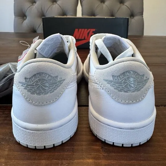 Air Jordan 1 Retro Low OG White Neutral Grey Shoes