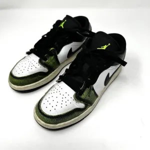 Air‎ Jordan 1 SE Low Wear-Away - Electric Green - Size 3.5Y